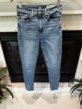 rag & bone Norwalk Wash Nina High-Rise Ankle Skinny Denim Jeans